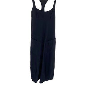 Marithe + Francois Girbaud midi dress SIZE USA 7 balloon lagenlook SIDE POCKETS